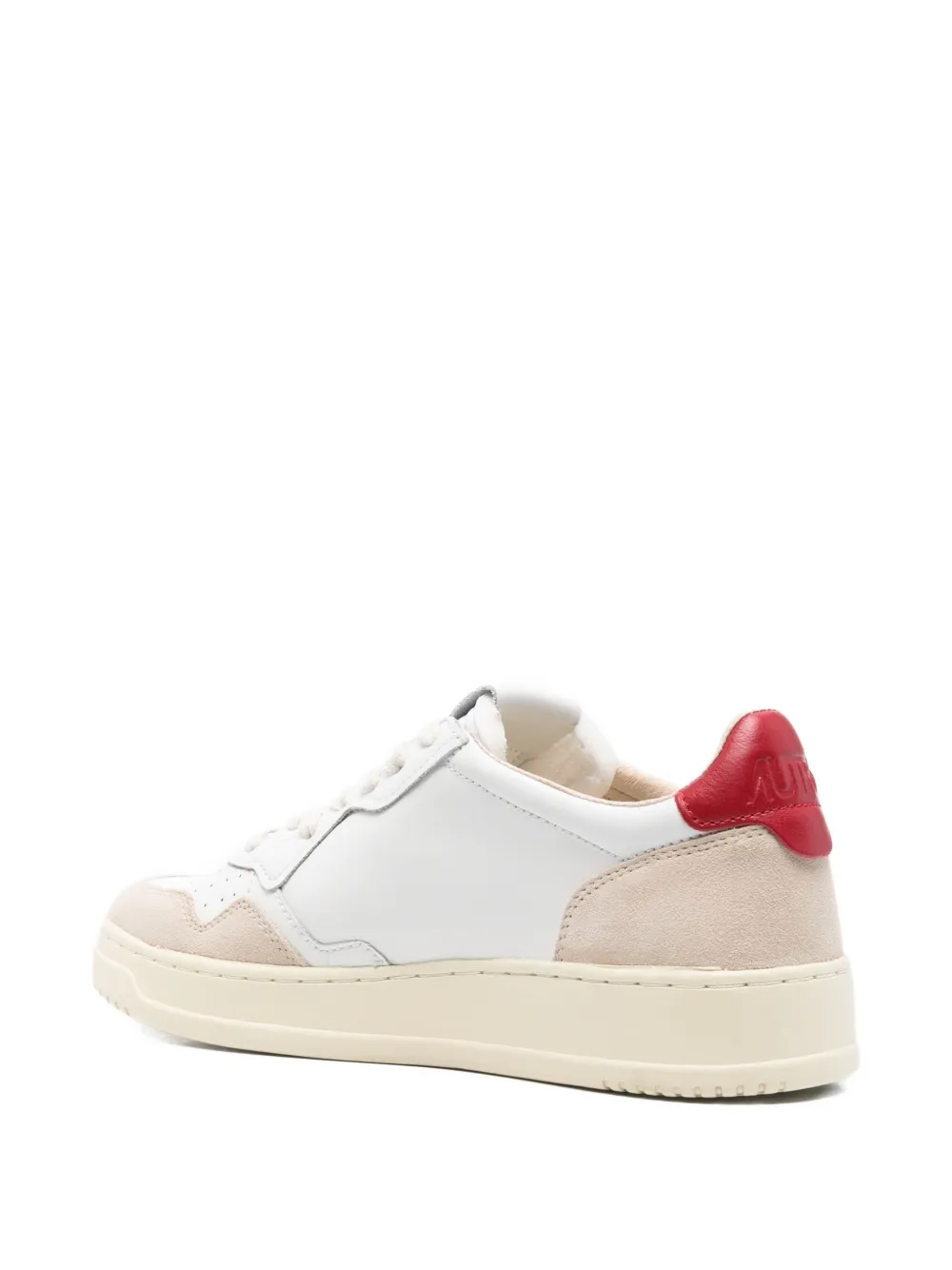 Autry Medalist leren suède sneakers Wit