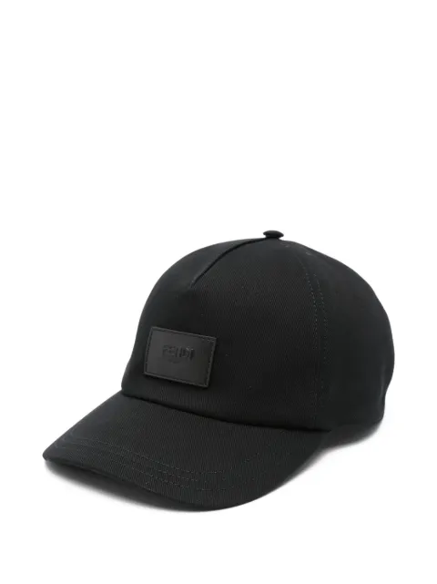 FENDI logo-plaque baseball cap