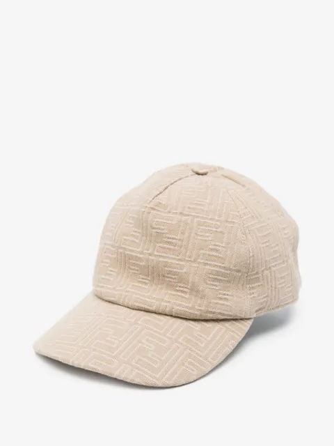 FENDI logo-pattern baseball cap