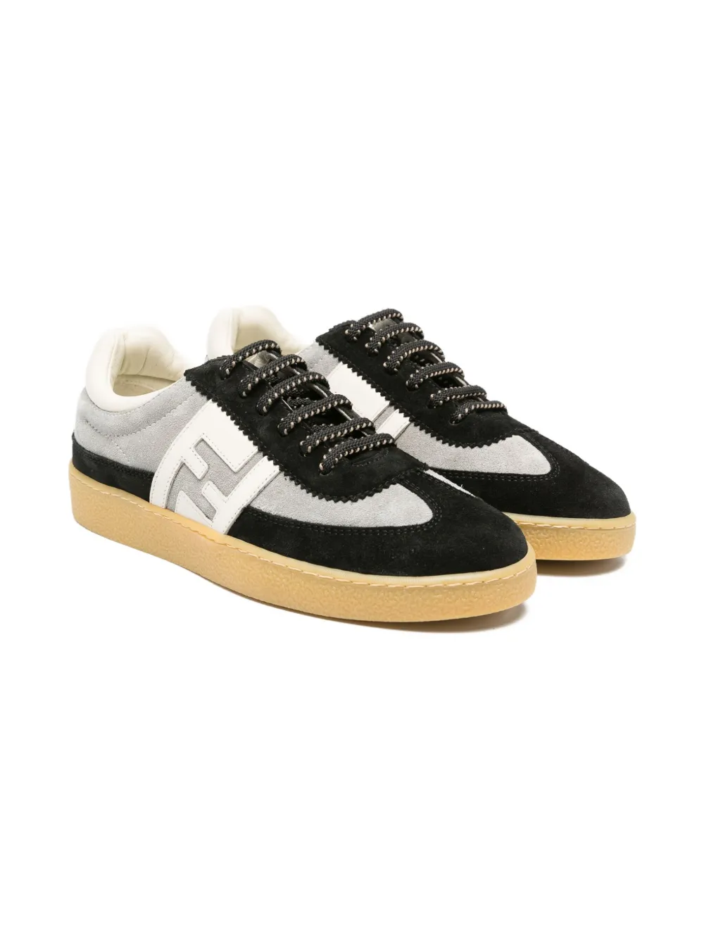 Fendi Kids JMR524 AUEG F1T0F NERO GRIGIO PANNA Zwart