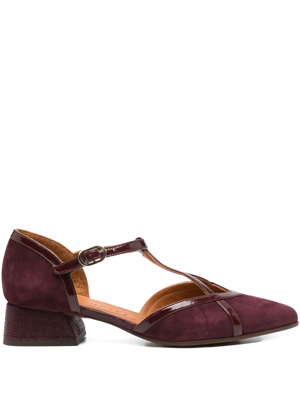Chie Mihara 25mm Hidrow T-bar Pumps In Red