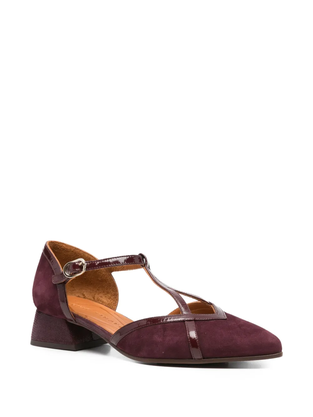 Chie Mihara 25mm Hidrow T-bar pumps Red