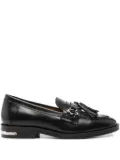 Toga Pulla tassel-embellished leather loafers - Black