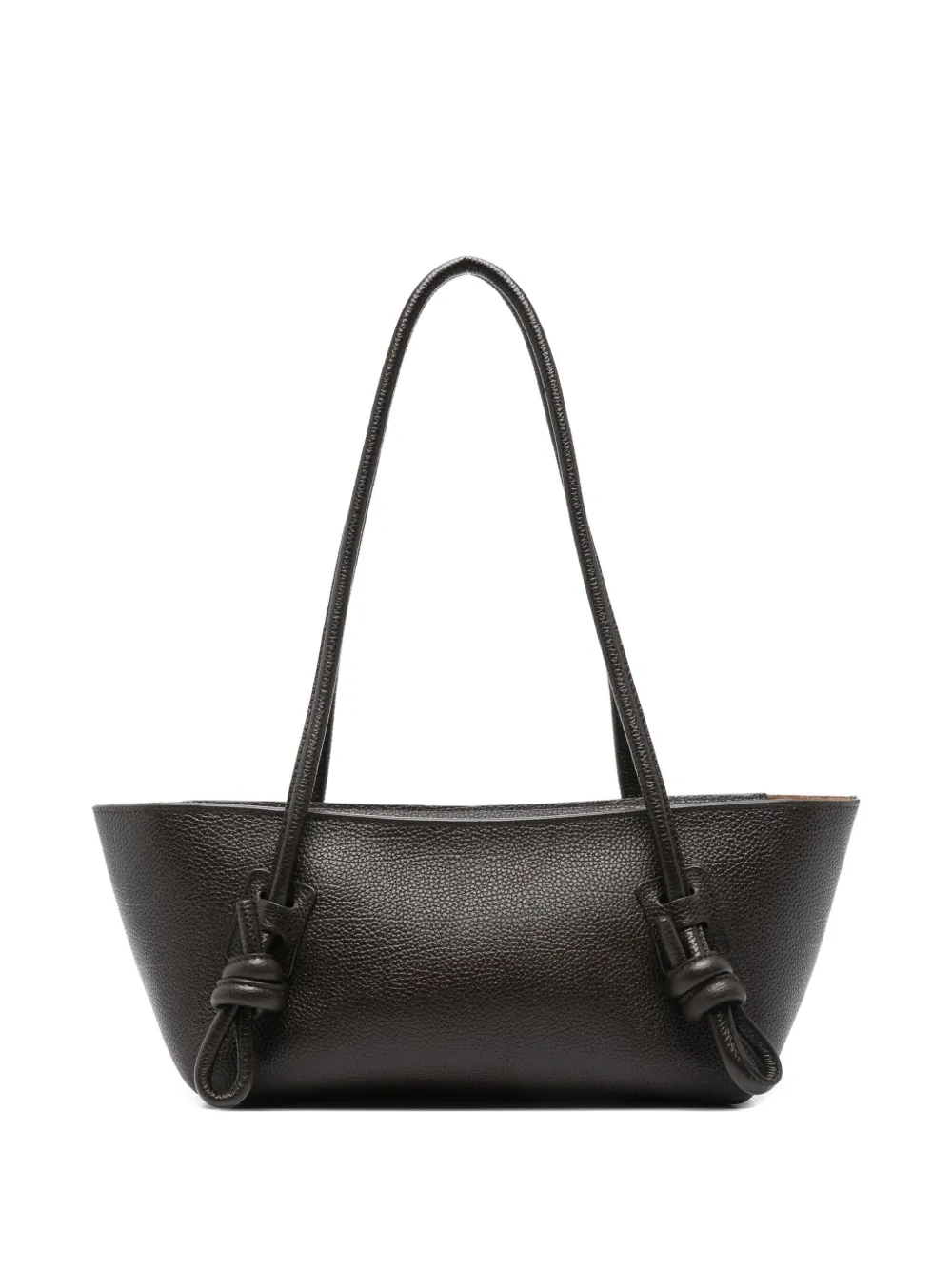 Fleca knotted leather shoulder bag