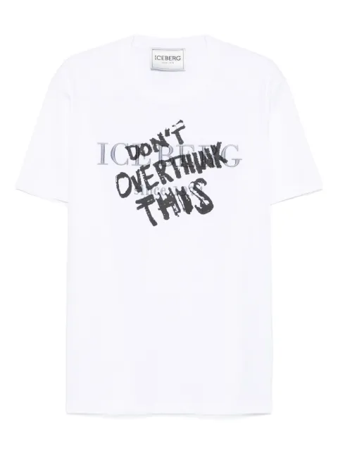 Iceberg graphic-print cotton T-shirt