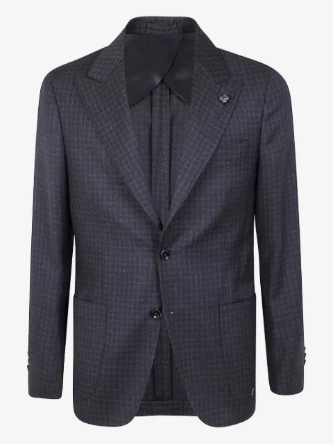 Lardini ハウンドトゥース ジャケット