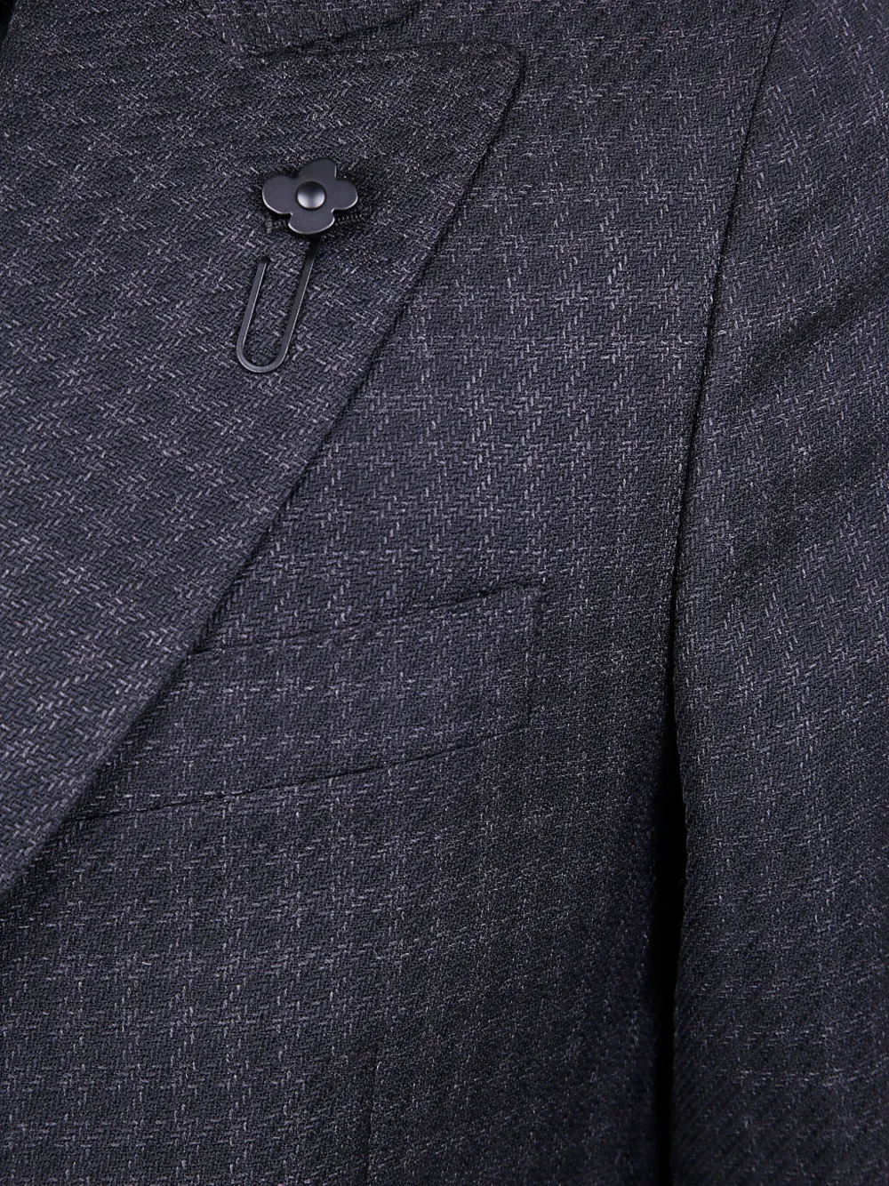 Lardini Blazer met pied-de-poule print Grijs