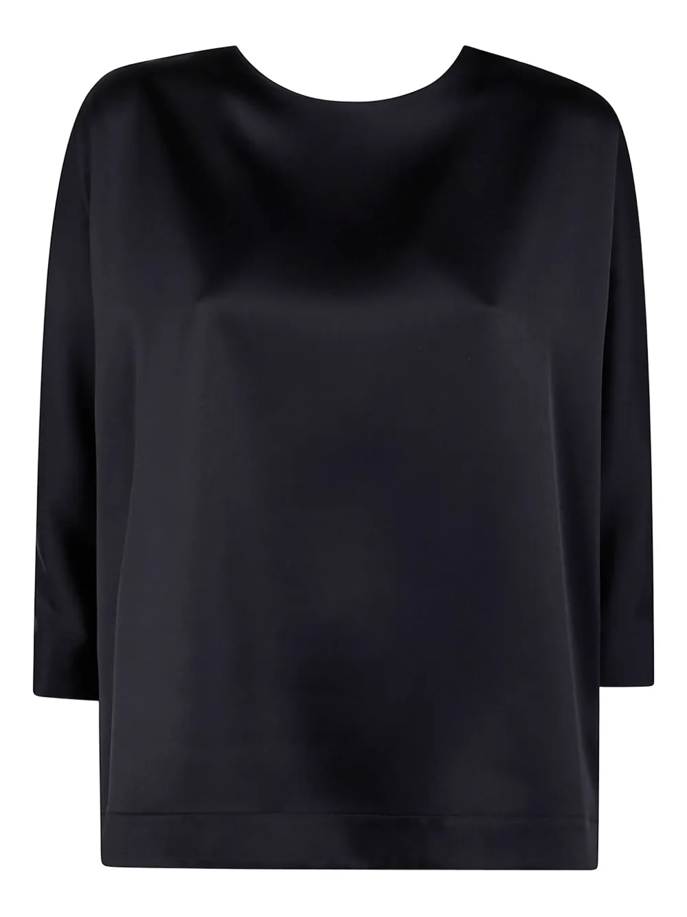DRHOPE button-fastening satin shirt | Black | Image 1