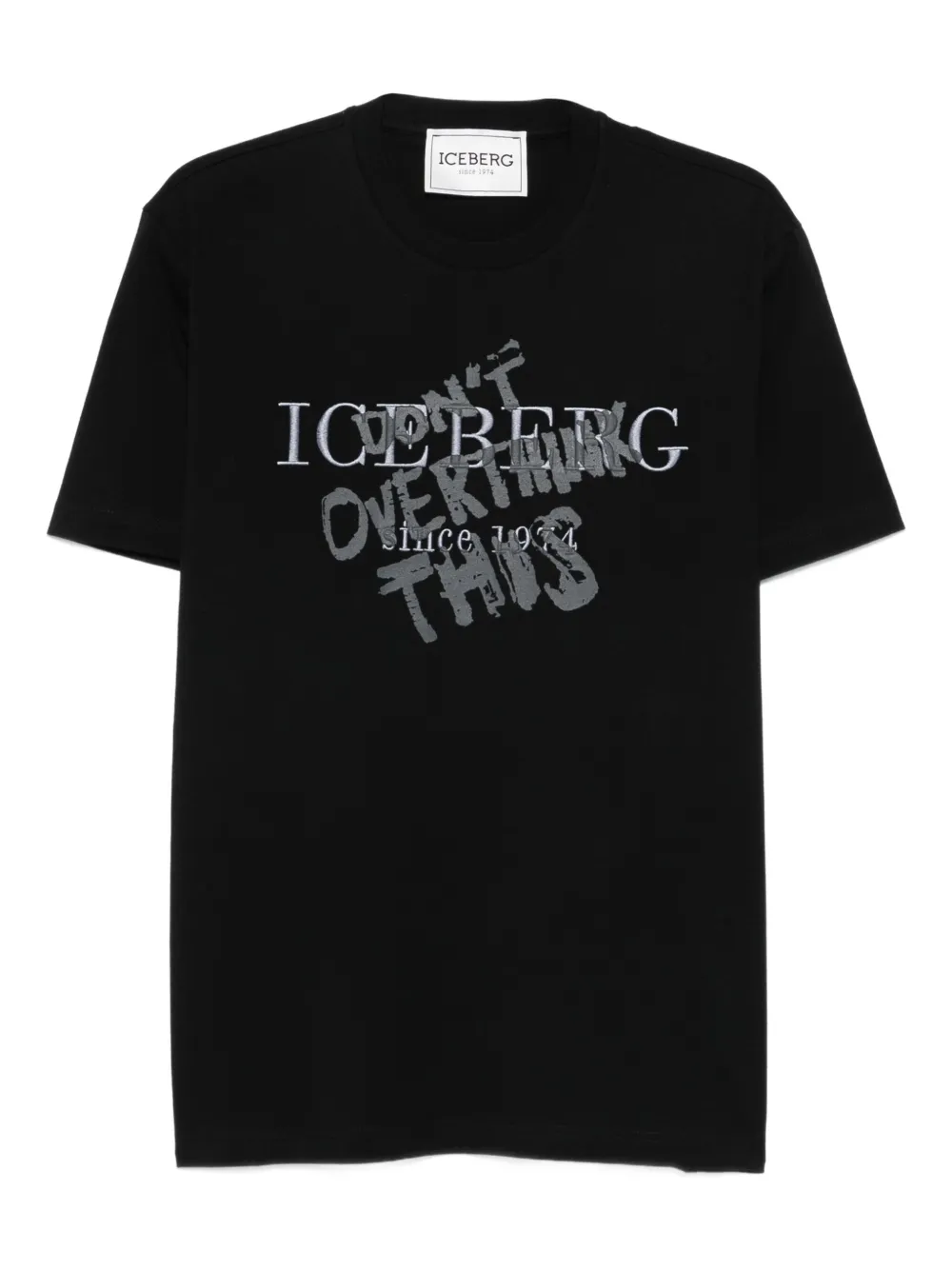 Iceberg graphic-print T-shirt Zwart