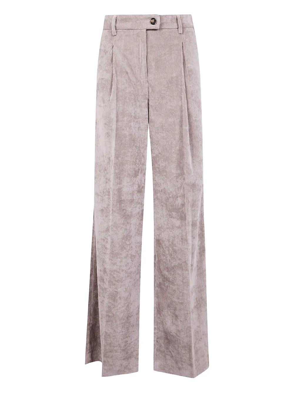 Drhope Pleated-front Corduroy Trousers In Pink