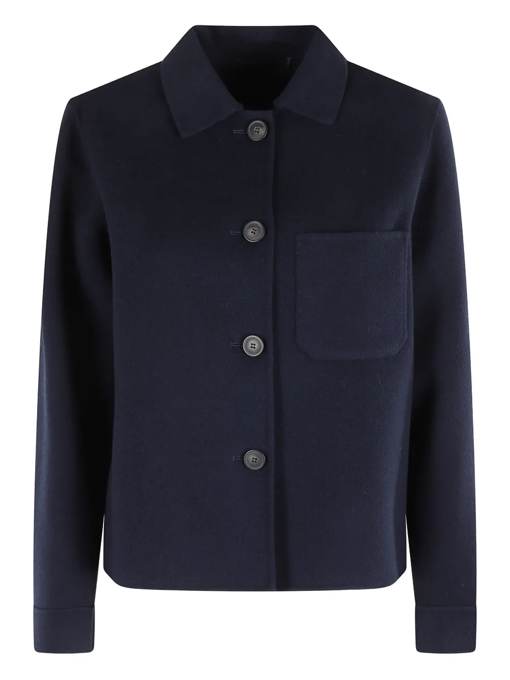 Weekend Max Mara Nordic shirtjack met knoopsluiting Blauw