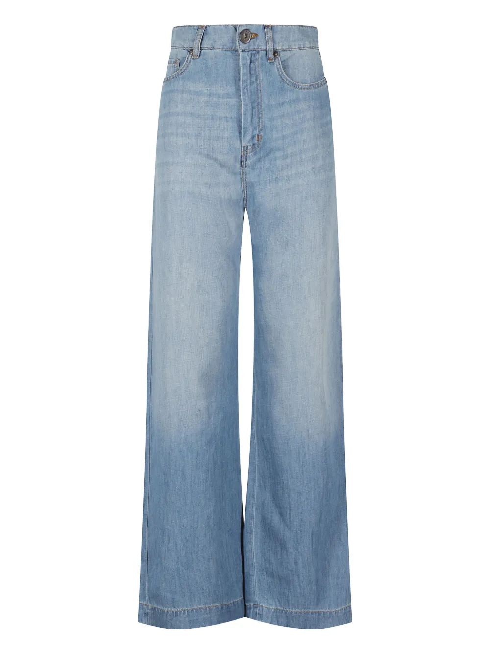 Volpino wide-leg cotton jeans