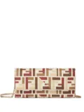FENDI FF-pattern chain mini bag - Neutrals