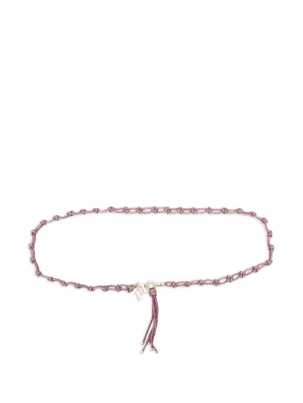 Rosantica Hello Lumem schouderband met geknoopt kwastje Roze