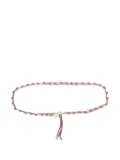 Rosantica Hello Lumem knotted-tassel bag strap - Pink