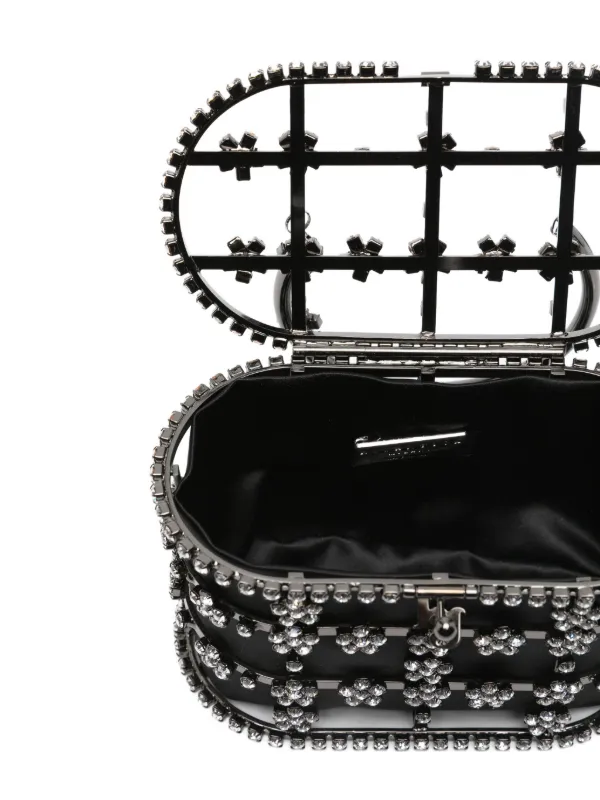 トートバッグ Rosantica Mini Holli Bag Rosantica Mini Holli crystal-embellished top-handle Tote Bag