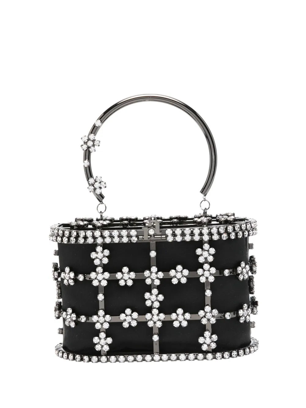 mini Holli crystal-embellished top-handle tote bag