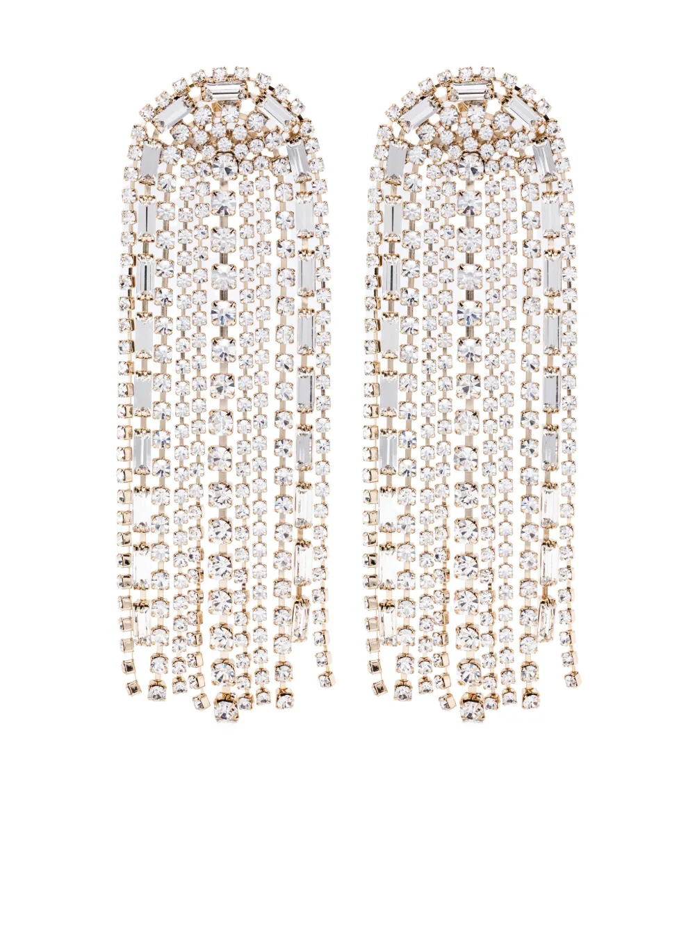 Rosantica crystal-embellished drop earrings | Gold | Image 1