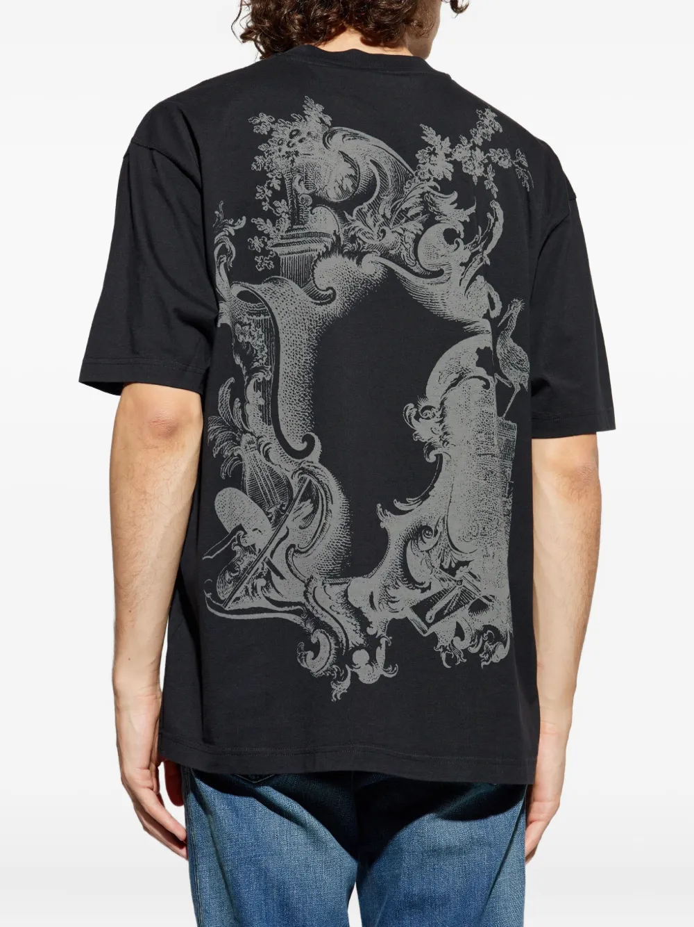 Diesel T-shirt met geborduurd logo Zwart