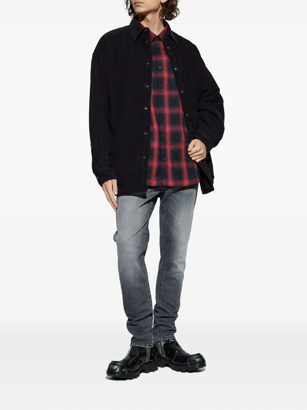 Diesel 2019 D-Strukt faded jeans - Grijs