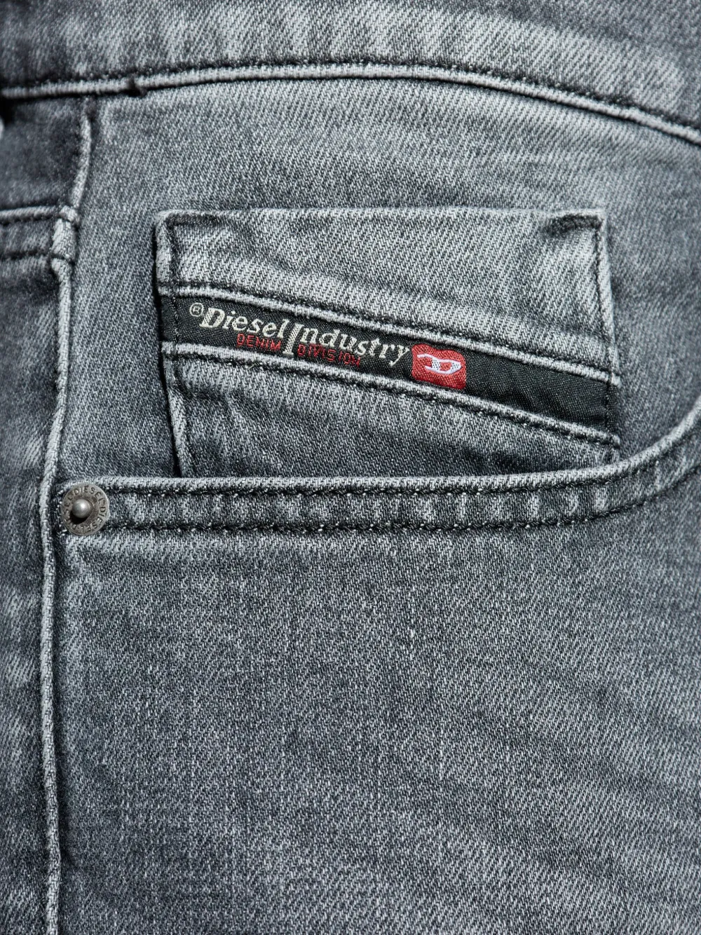 Diesel 2019 D-Strukt jeans met vervaagd effect Grijs