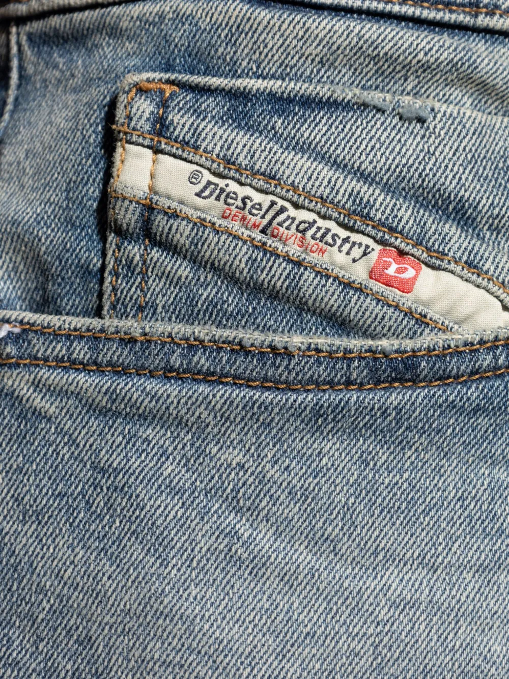 Diesel Jeans met vervaagd effect Blauw