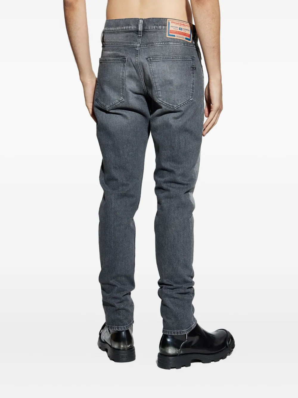 Diesel 2019 D-strukt Faded Jeans In Gray