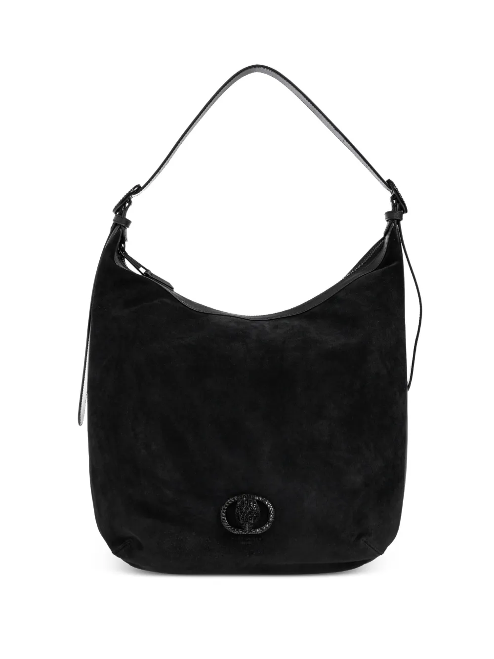 Kurt Geiger London Chelsea verfraaide suède shopper Zwart