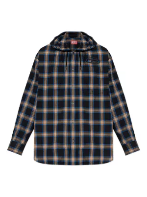 Supreme Plaid Flannel Shirt | Blue | FARFETCH ZA