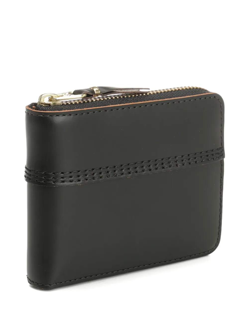Comme Des Garçons Wallet zip-around leather wallet Zwart