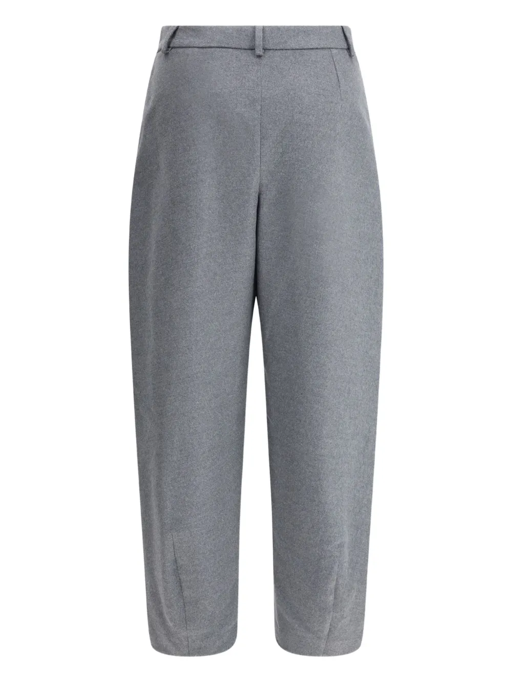 Giorgio Armani pleated silk trousers - Grijs