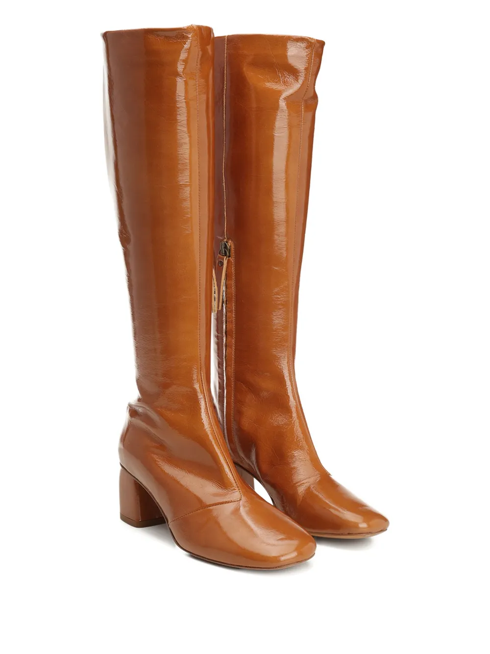Forte knee-high block-heel boots Brown