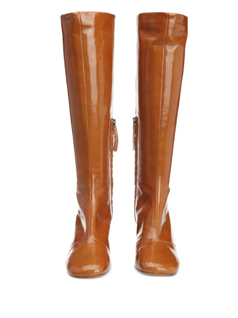 Forte knee-high block-heel boots Brown