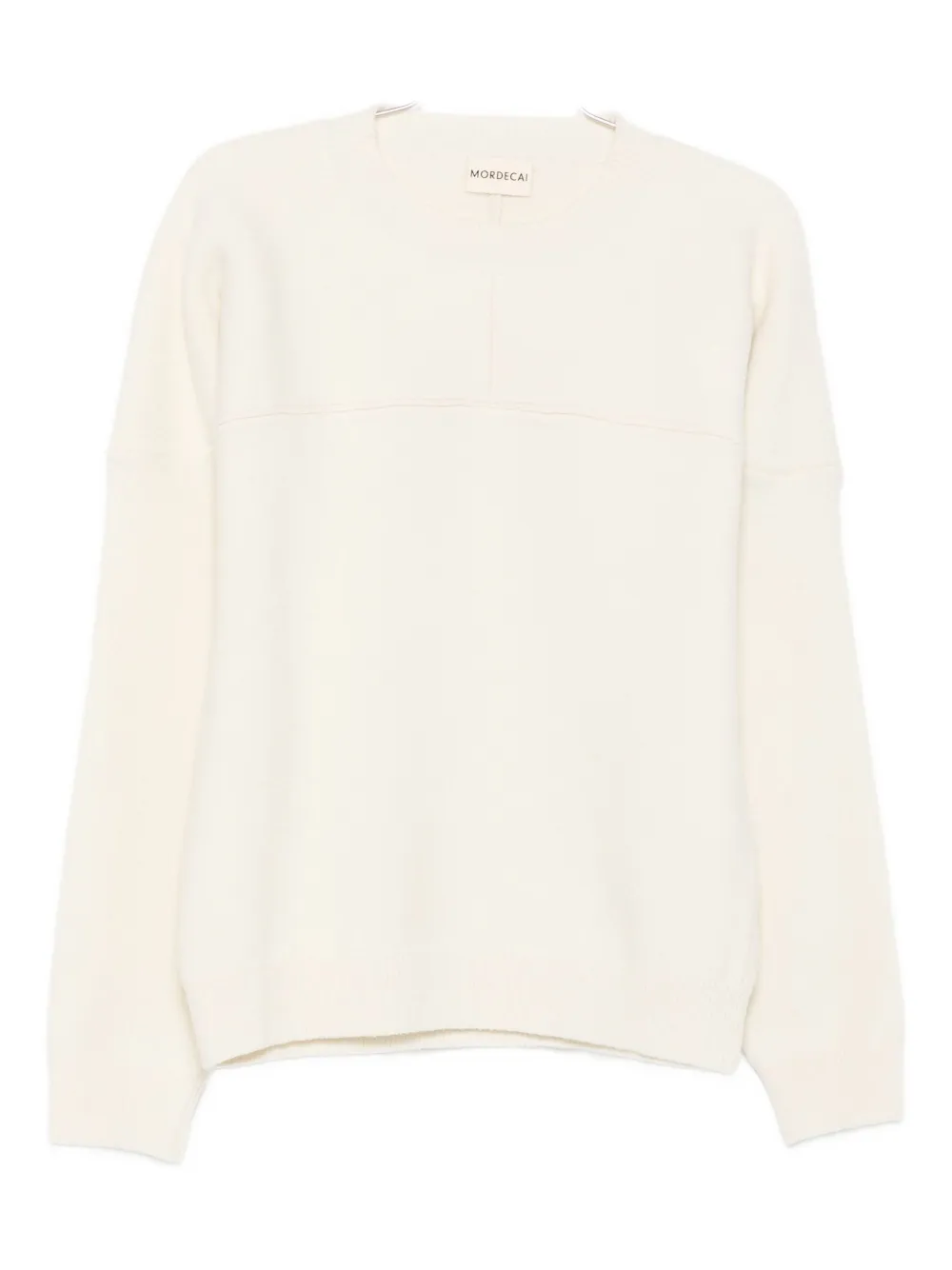 MORDECAI panelled wool sweater | Neutrals | Image 1