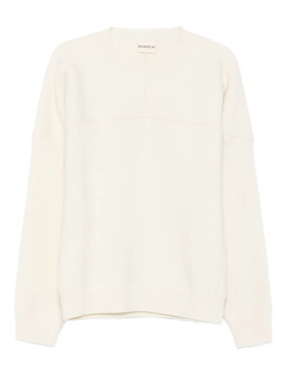 MORDECAI panelled wool sweater | Neutrals | Image 1