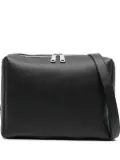 FENDI large Lui palladium-logo zip shoulder bag - Black