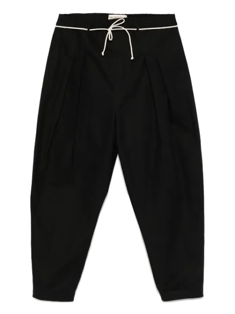 MORDECAI pantalones plisados con cordones en la pretina