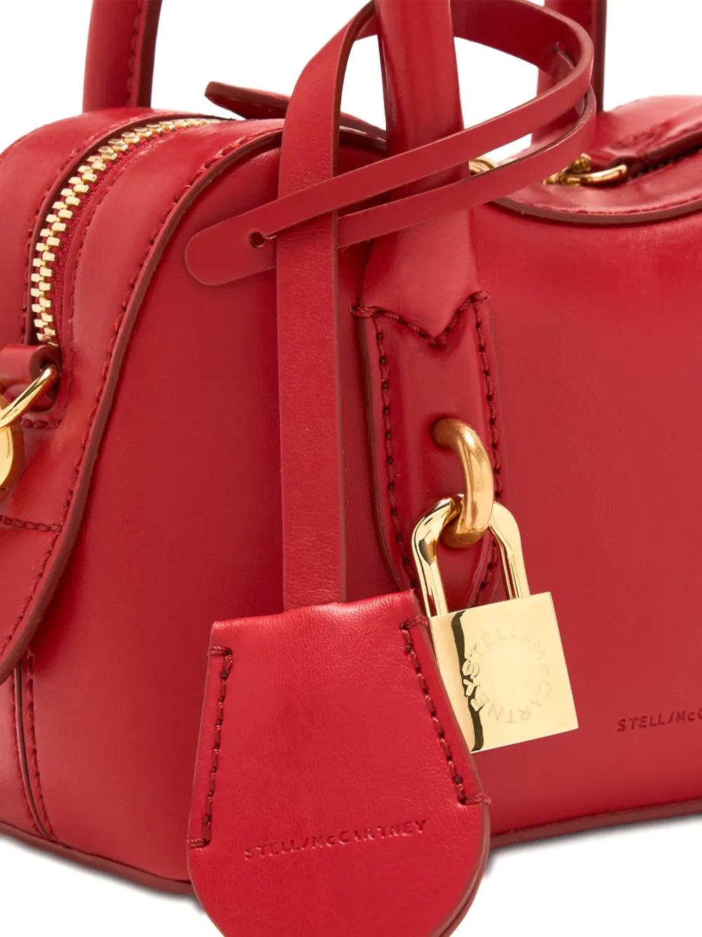 Stella McCartney Shopper met slot en handvat Rood