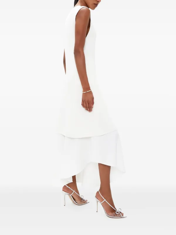 Andrea Wazen 105mm Kay crystal-embellished Bow Sandals