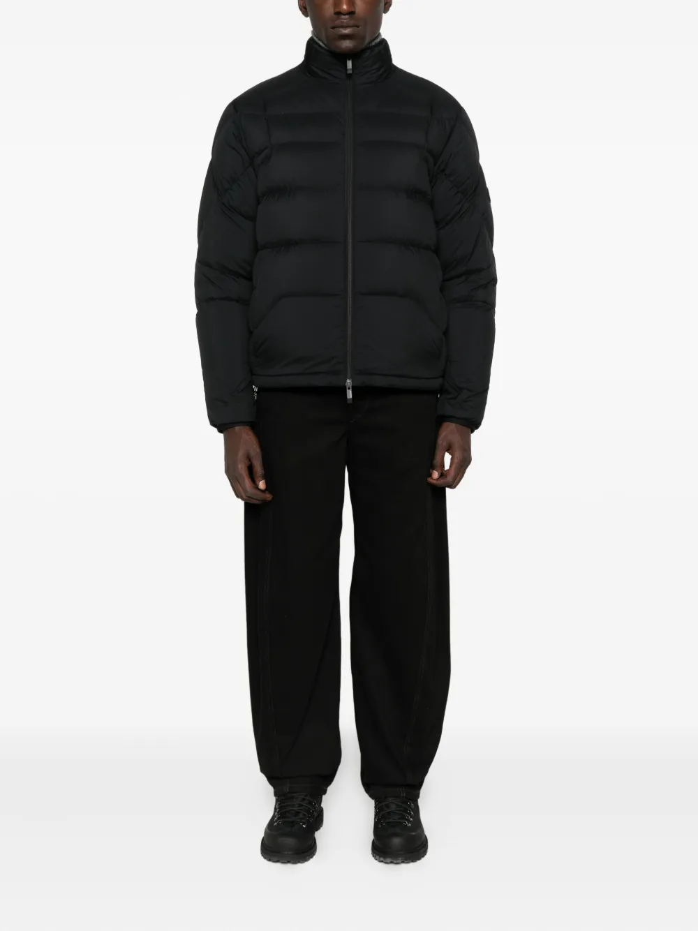 Moncler Gewatteerd jack met rits Zwart