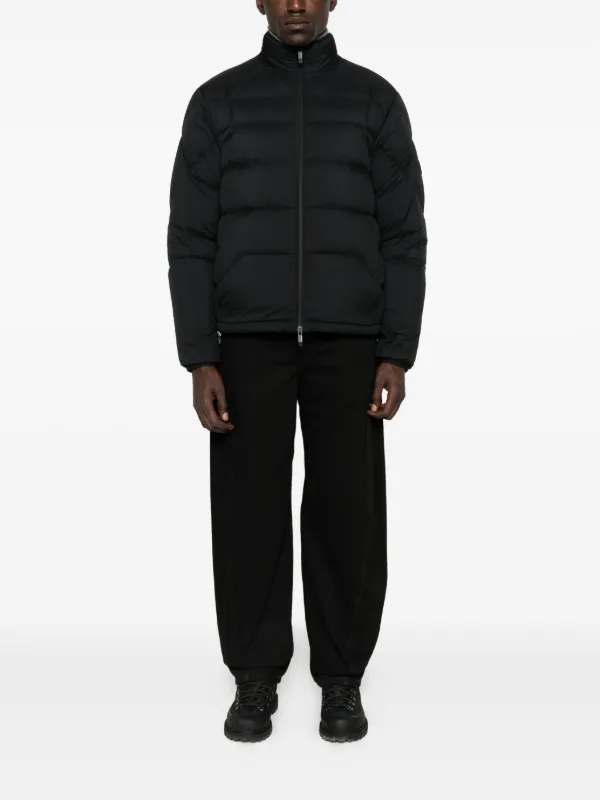 Moncler キルティング ジップジャケット | ブラック | FARFETCH JP