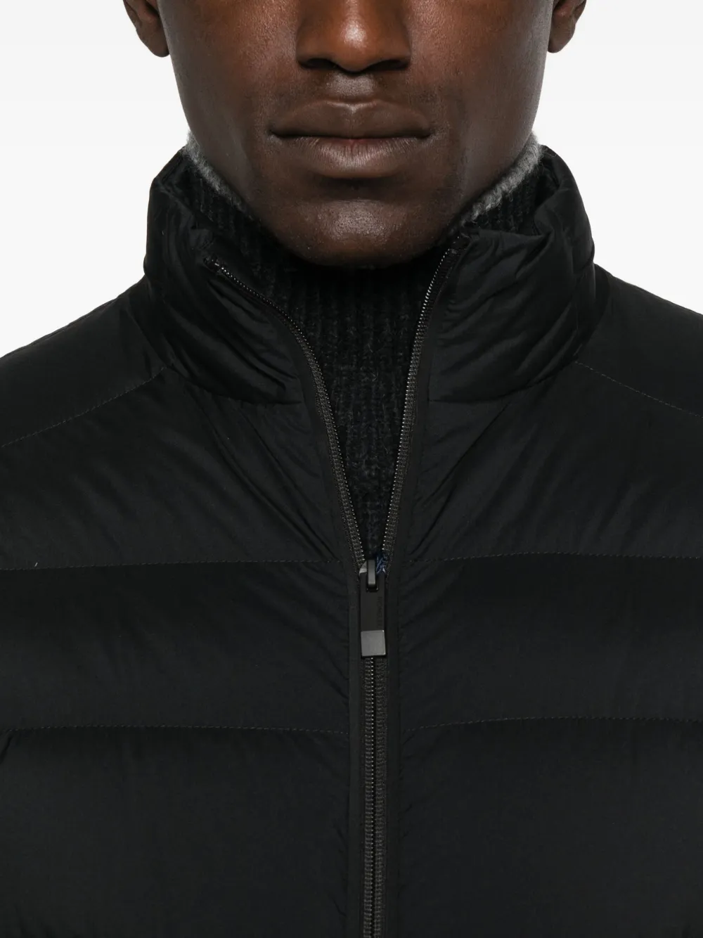 Moncler Gewatteerd jack met rits Zwart