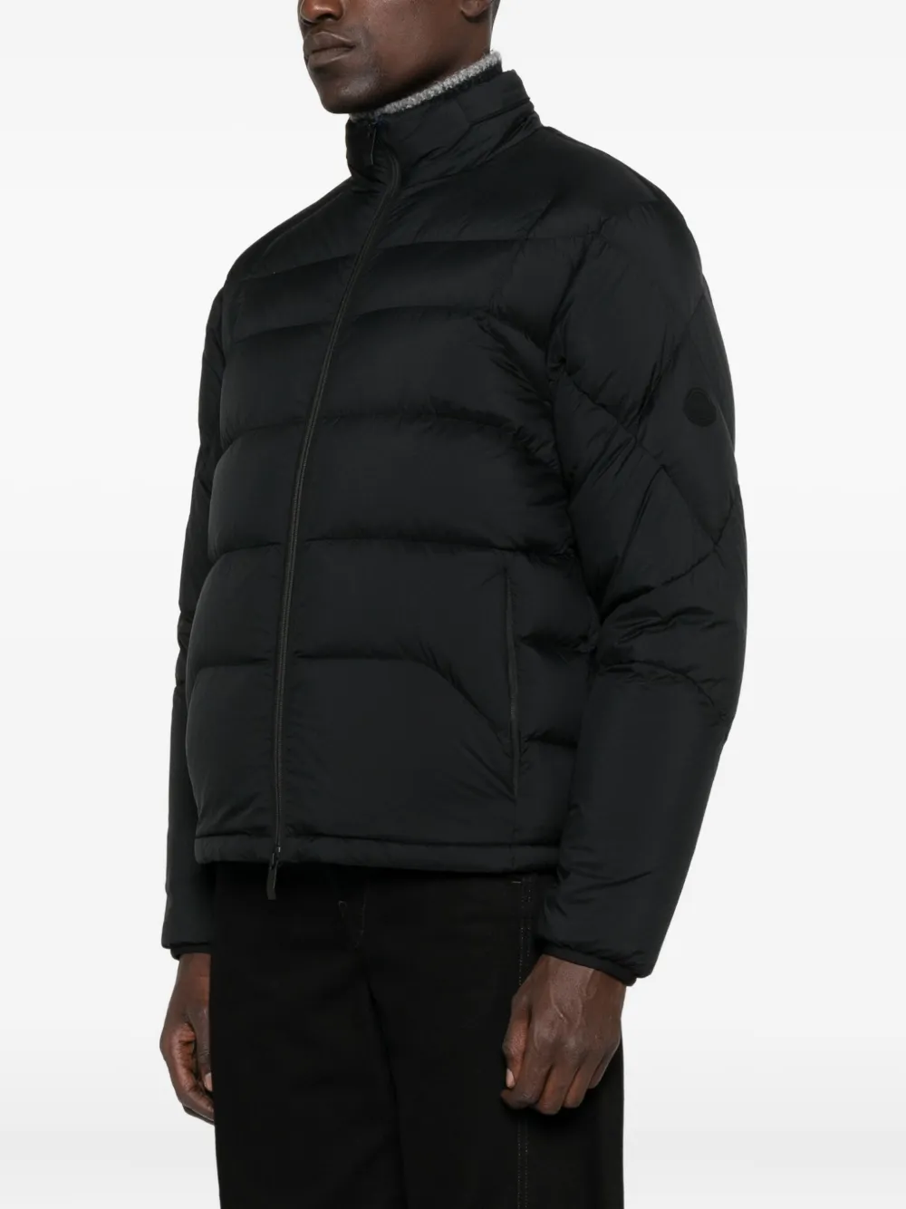 Moncler Gewatteerd jack met rits Zwart