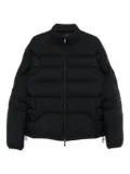Moncler quilted zip-up jacket - Black
