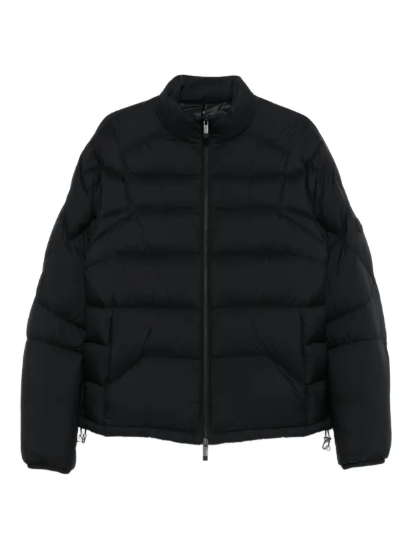 Moncler キルティング ジップジャケット | ブラック | FARFETCH JP