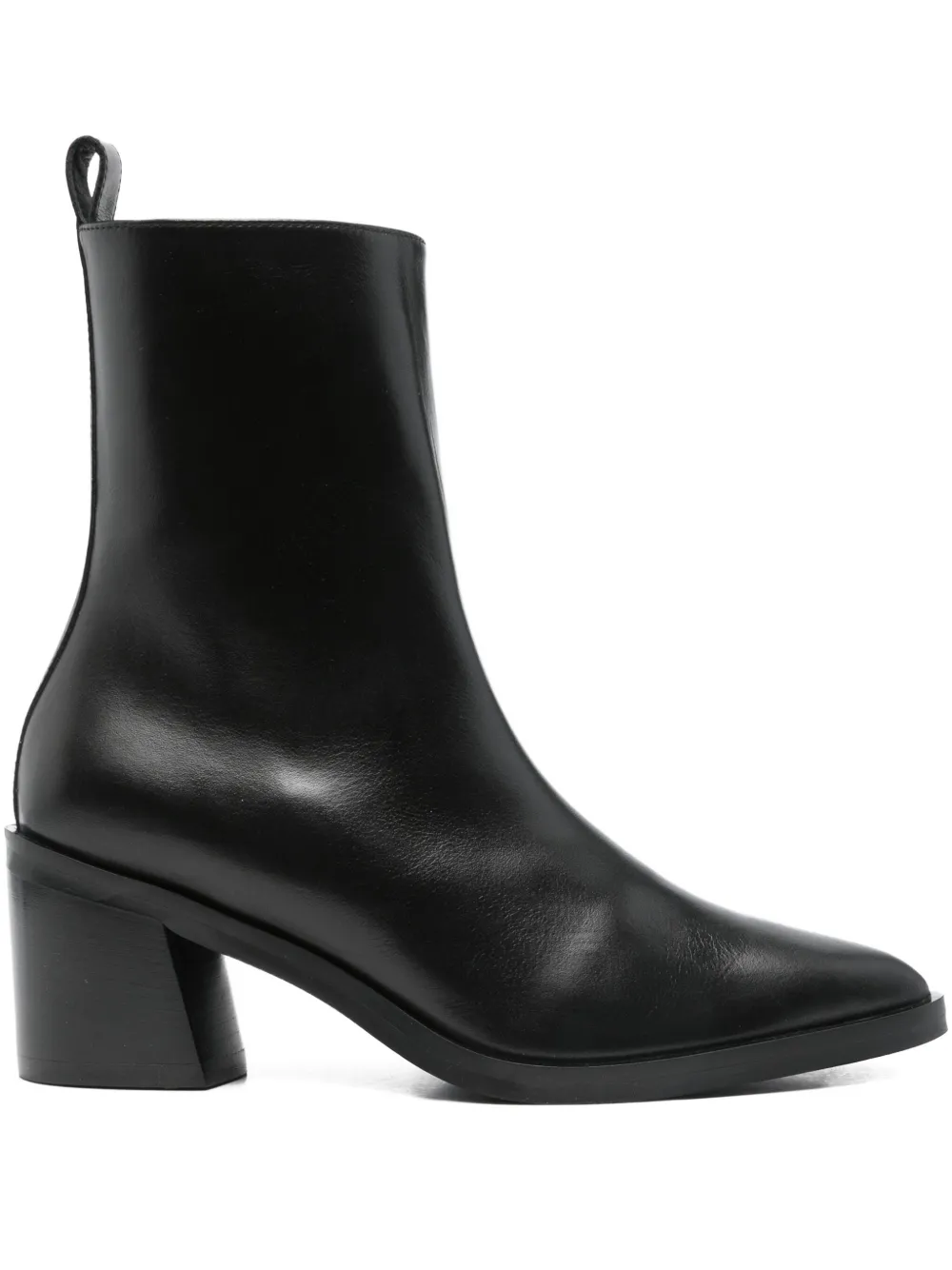 POEVE 70mm leather pointed-toe bootss | Black | Image 1