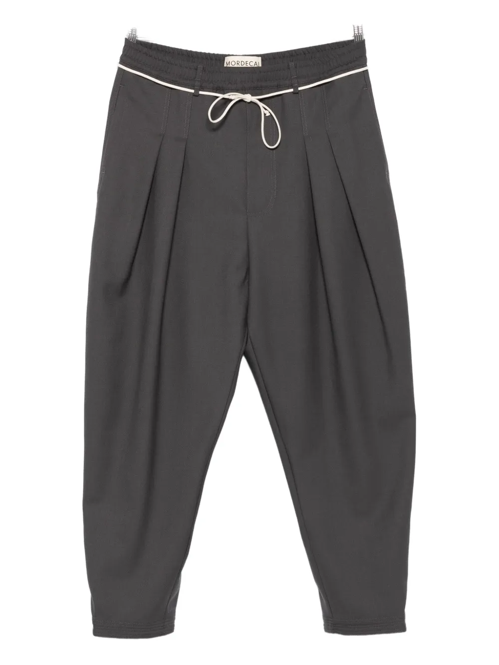 MORDECAI pleated drawstring trousers | Cropped Pants | Image 2