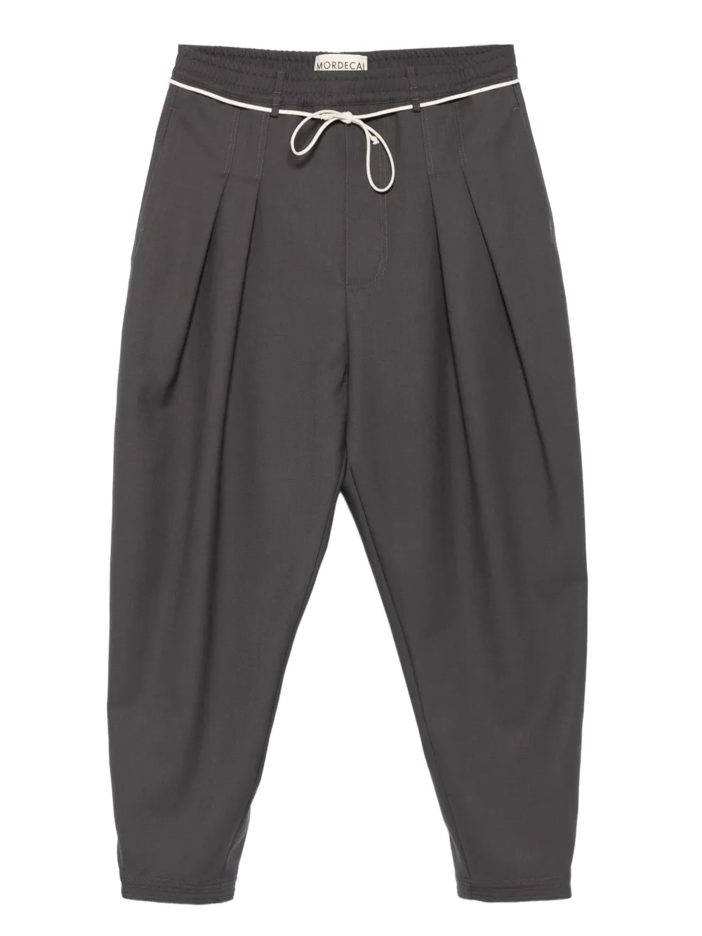 MORDECAI pleated drawstring trousers | Cropped Pants | Image 2