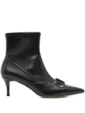 TWINSET 60mm pointed-toe ankle boots - Black