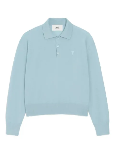 AMI Paris polo à logo Ami de Coeur
